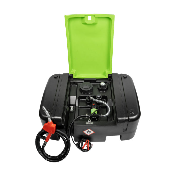 POMPE ÉLECTRIQUE POUR CARBURANT DIESEL AVEC RÉSERVOIR DE 210 L