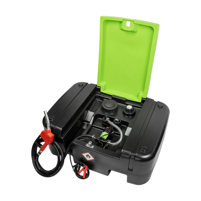 POMPE ÉLECTRIQUE POUR CARBURANT DIESEL AVEC RÉSERVOIR DE 210 L