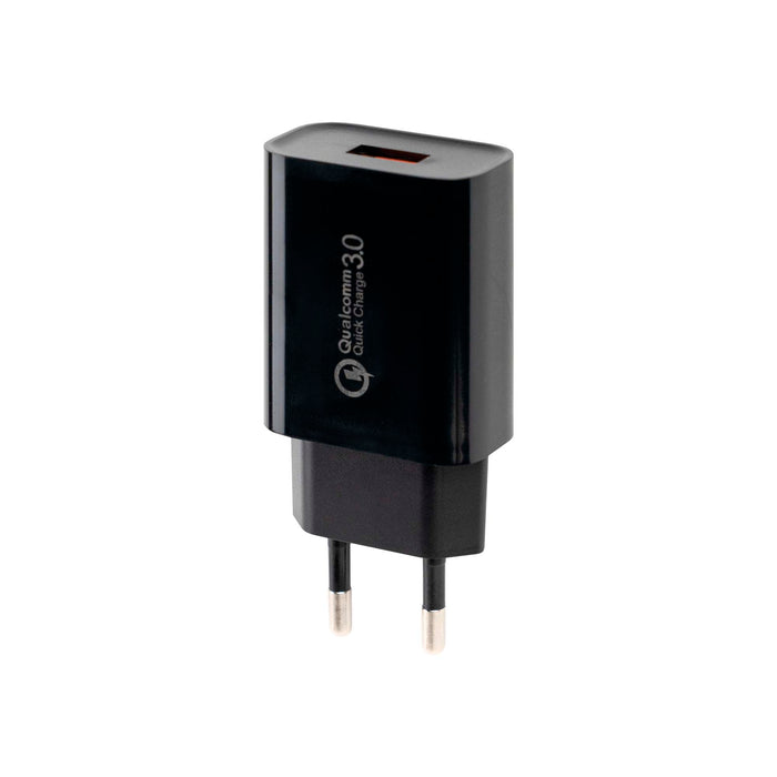 CARGADOR CON ADAPTADOR USB PARA CARGA RÁPIDA DE 9V / 2A