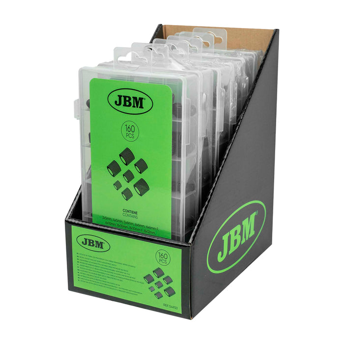 ASSORTIMENT DE VIS SANS TÊTE À SIX PANS CREUX MÉTRIQUES 160 PIÈCES