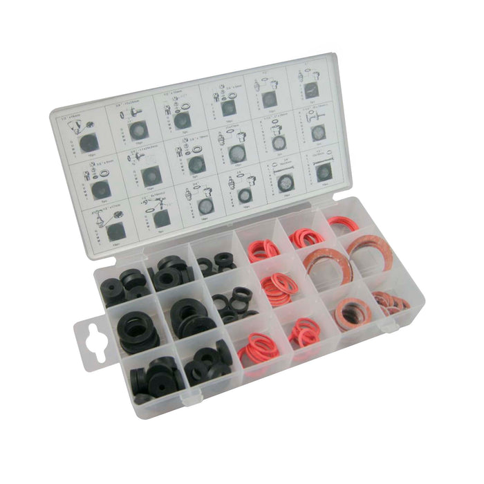 ESTUCHE DE ARANDELAS DE FIBRA 141PCS