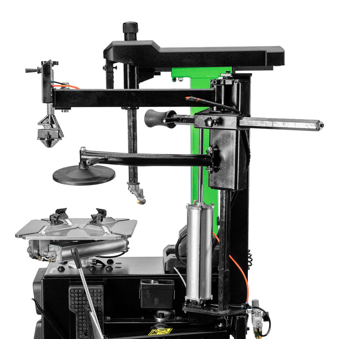 54970 EQUILIBRADORA DIGITAL DE RUEDAS CON PEDAL DE FRENO Y LÁSER + 54964 DESMONTADORA DE NEUMÁTICOS