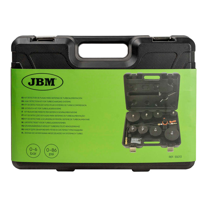 KIT DETECTOR DE FUGAS PARA SISTEMAS DE TURBOALIMENTACIÓN CON MANÓMETRO