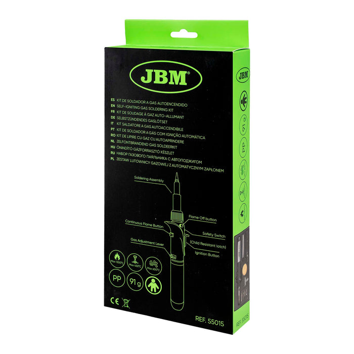 SELF-IGNITING GAS SOLDERING KIT