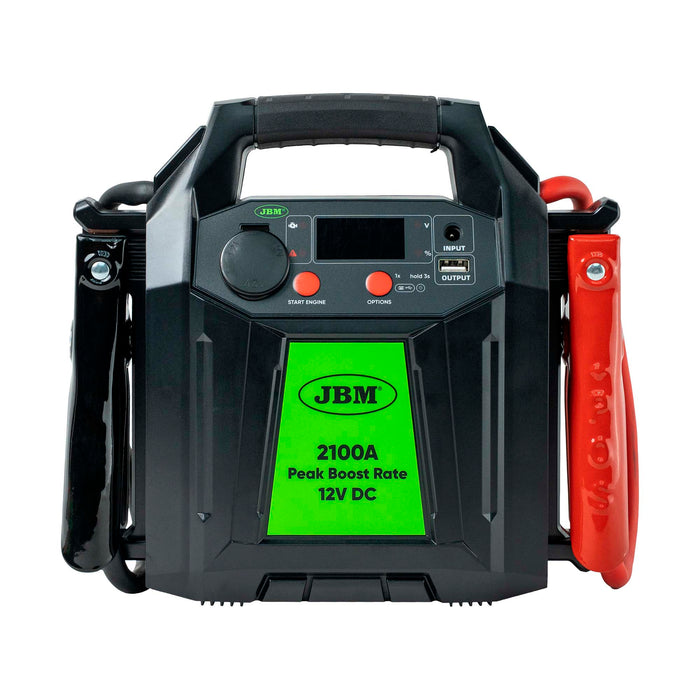 ARRANCADOR DE VEHÍCULOS MULTIFUNCIÓN CON PANTALLA DIGITAL Y BATERÍA DE LITIO DE 16.000MAH – 12V