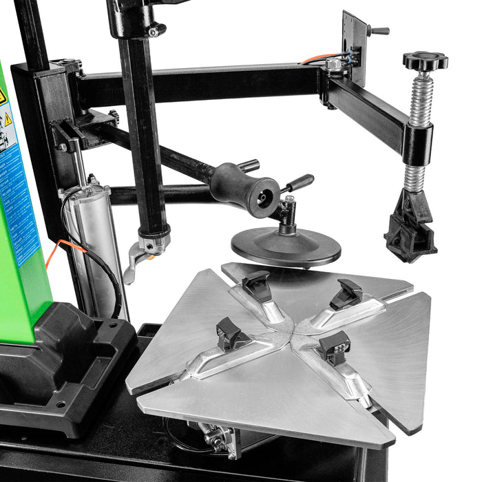 54970 EQUILIBRADORA DIGITAL DE RUEDAS + 55022 DESMONTADORA DE NEUMÁTICOS CON TORRE BASCULANTE