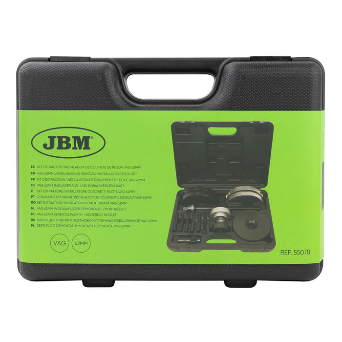 KIT D'EXTRACTEUR/INSTALLATEUR DE ROULEMENT DE ROUE VAG 62 MM