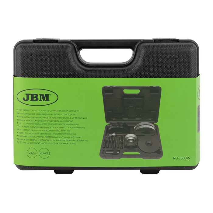 SET EXTRACTOR/INSTALADOR DE COJINETE DE RUEDA VAG 66MM