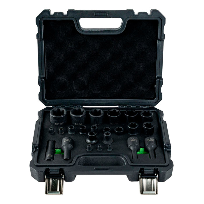 COFFRET DE DOUILLES TORX PLUS, 5 ET 6 BRANCHES SPÉCIAL TESLA