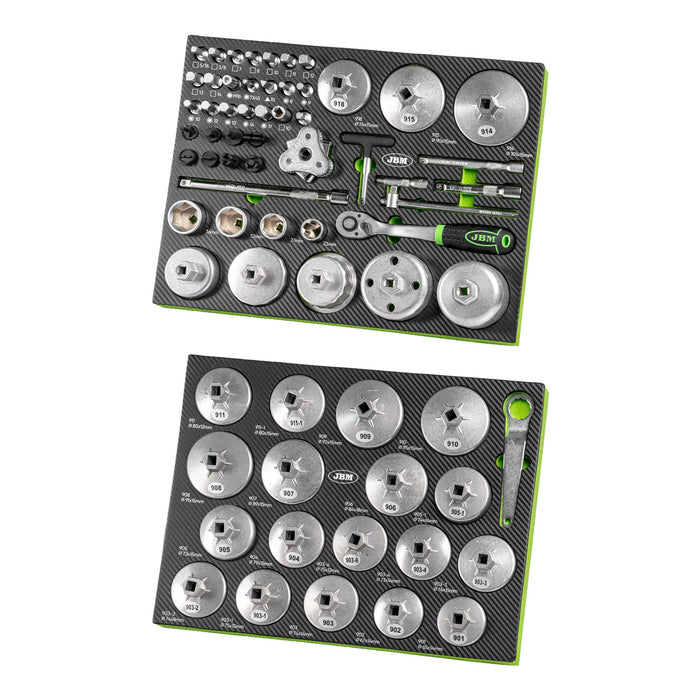 SET DE 2 MÓDULOS DE HERRAMIENTAS PARA CARRO RECOGEDOR DE ACEITE REF. 55049