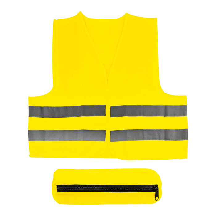 CHALECO AMARILLO REFLECTANTE HOMOLOGADO EN BOLSA