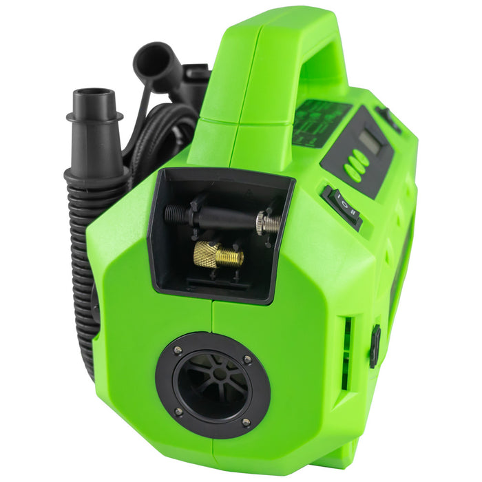 PROMO ELÉCTRICA CON COMPRESOR  + BATERÍA 4.0AH + BATERÍA 6.0AH + CARGADOR 20V + MOCHILA