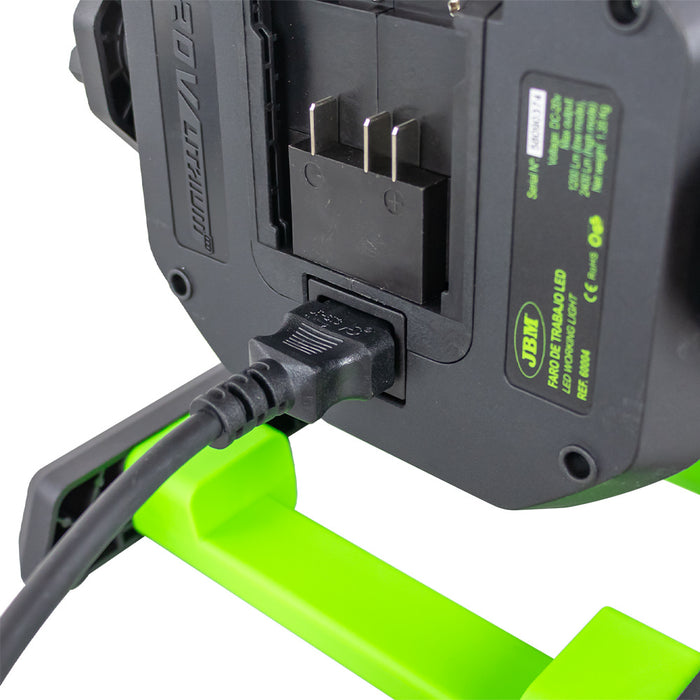 PROMO ASPIRADOR PORTÁTIL + PROYECTOR DE LED + BATERIA 2AH + CARGADOR 20V