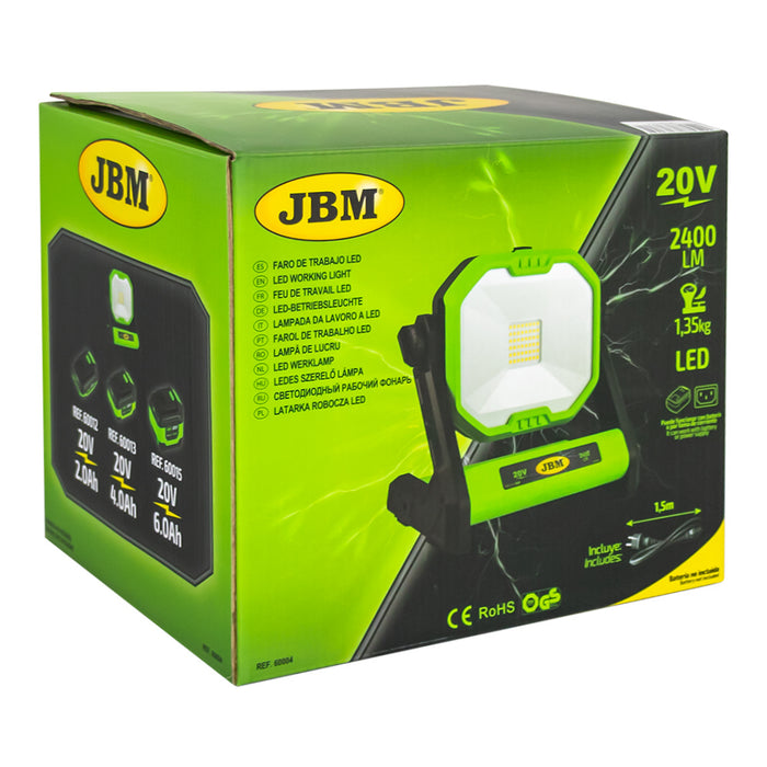PROMO ASPIRADOR PORTÁTIL + PROYECTOR DE LED + BATERIA 2AH + CARGADOR 20V