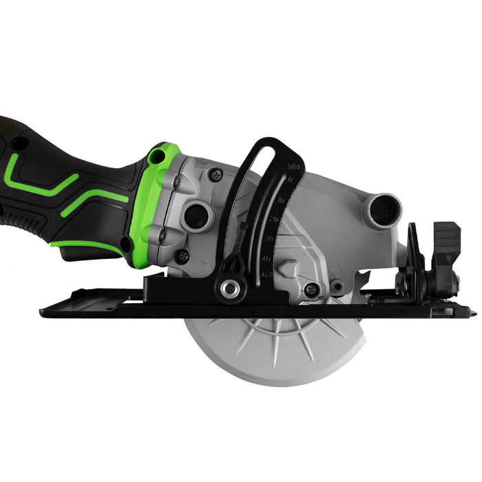 MINI SIERRA CIRCULAR A BATERÍA + 2 BATERIAS 4 AH + CARGADOR 20V + BOLSA DE HERRAMIENTAS