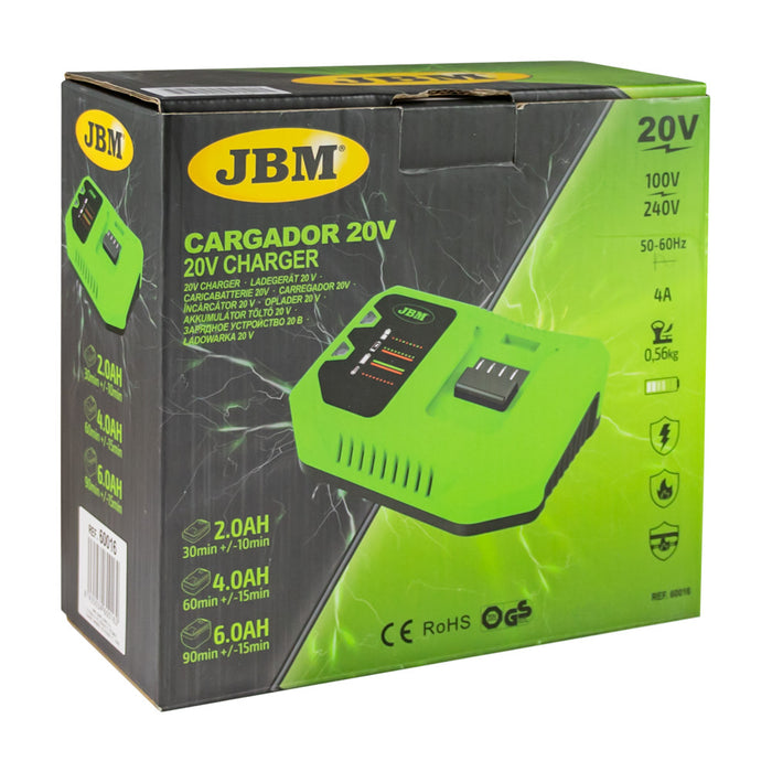 60071 SOPLADOR DE AIRE + 60013 BATERÍA 4.0AH + 60016 CARGADOR 20V