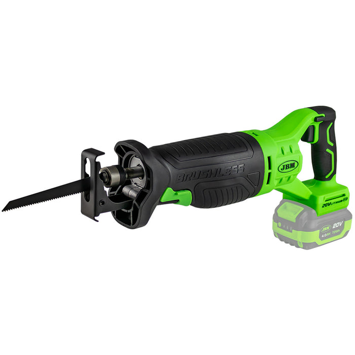 PROMO ELÉCTRICA CON SIERRA DE SABLE + BATERÍA 4.0AH + BATERÍA 6.0AH + CARGADOR 20V + MOCHILA