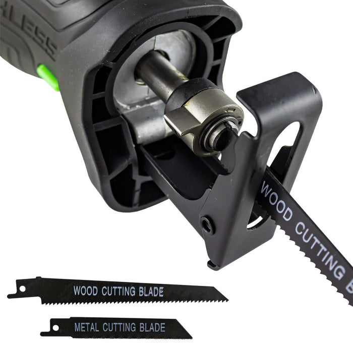PROMO ELÉCTRICA CON SIERRA DE SABLE + BATERÍA 4.0AH + BATERÍA 6.0AH + CARGADOR 20V + MOCHILA