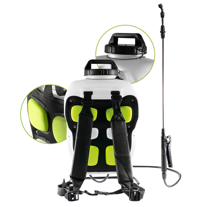 PROMO ELÉCTRICA CON PULVERIZADOR 60027 + BATERÍA 4.0 AH X2 + CARGADOR 20V + MOCHILA