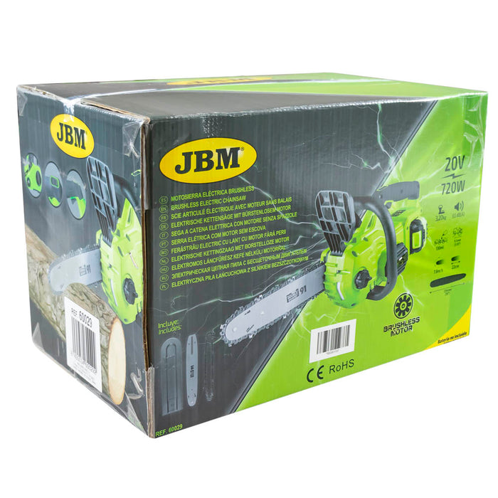MOTOSIERRA A BATERÍA BRUSHLESS