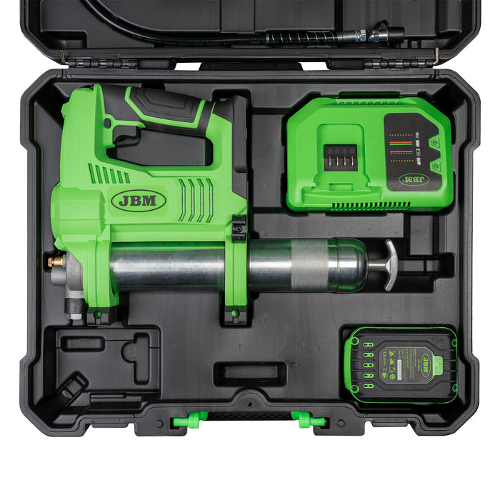 BATTERY-OPERATED GREASE GUN WITH CARRYING CASE + 3XL JACKET