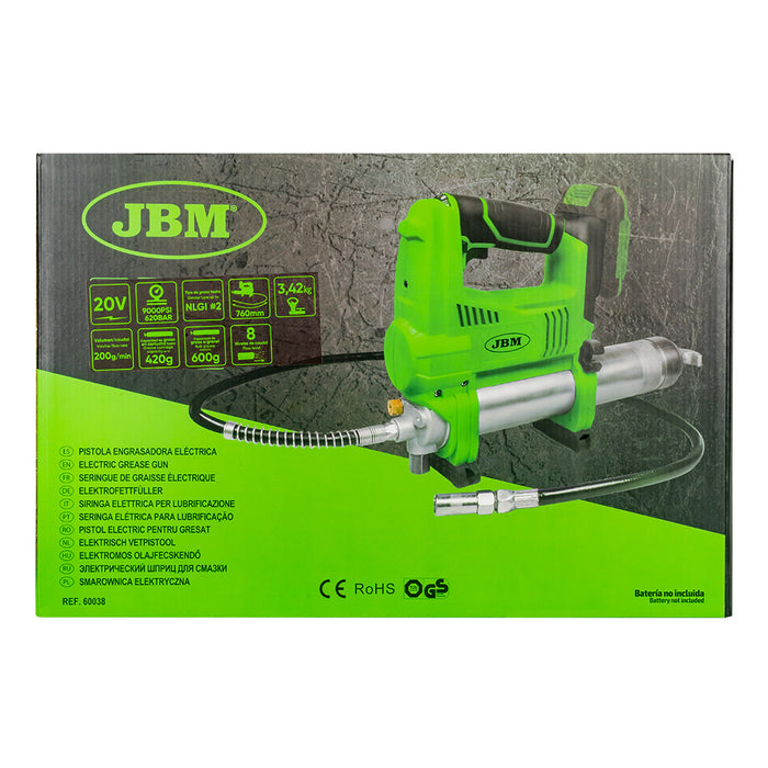 PROMO PISTOLA ENGRASADORA ELÉCTRICA + BATERIA 6AH + CARGADOR 20V + BOLSA DE TRANSPORTE
