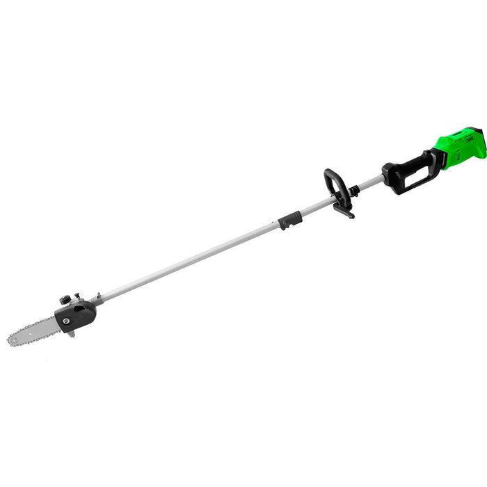 MOTOSIERRA A BATERIA  + CORTASETOS + DESBROZADORA  + BATERÍA