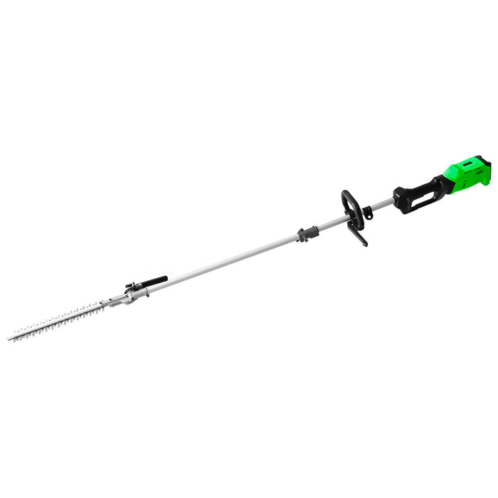 MOTOSIERRA A BATERIA  + CORTASETOS + DESBROZADORA  + BATERÍA
