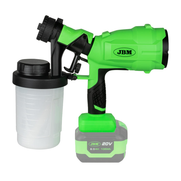 PROMO PULVERIZADOR DE PINTURA A BATERÍA + BATERIA 6AH + CAGADOR 20V + BOLSA DE HERRAMIENTAS