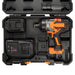 PISTOLA DE IMPACTO BRUSHLESS A BATERÍA 1/2" 1300NM CON MALETÍN - NARANJA