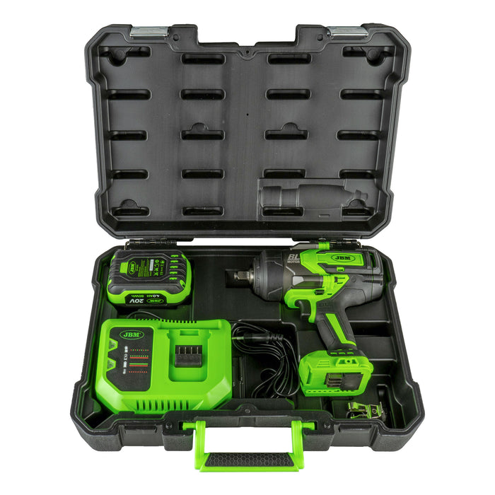 60044C PISTOLA DE IMPACTO BRUSHLESS A BATERÍA 1/2" 1300NM + 52342 SET DE 11 VASOS DE IMPACTO