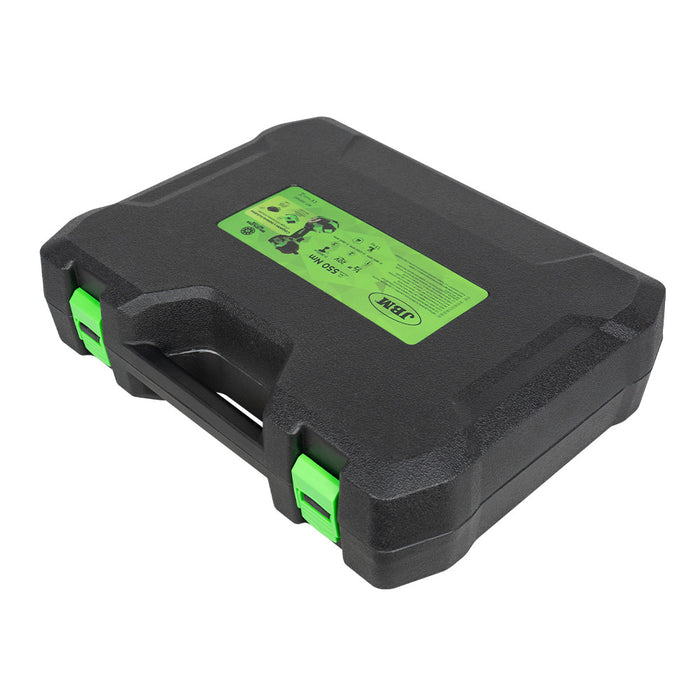PISTOLA DE IMPACTO BRUSHLESS A BATERIA 1/2" 800NM CON MALETIN + BATERIA 4AH + BATERIA 6AH + CARGADOR 20V