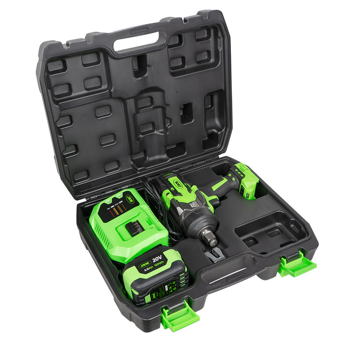 PISTOLA DE IMPACTO BRUSHLESS A BATERÍA 3/4"" 1300NM CON MALETÍN + PALETILLA REGALO