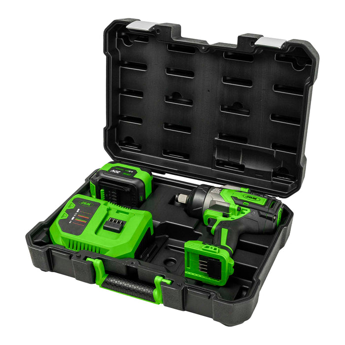 3/4" 1800NM BRUSHLESS CORDLESS IMPACT WRENCH WITH CARRYING CASE + XS JACKET