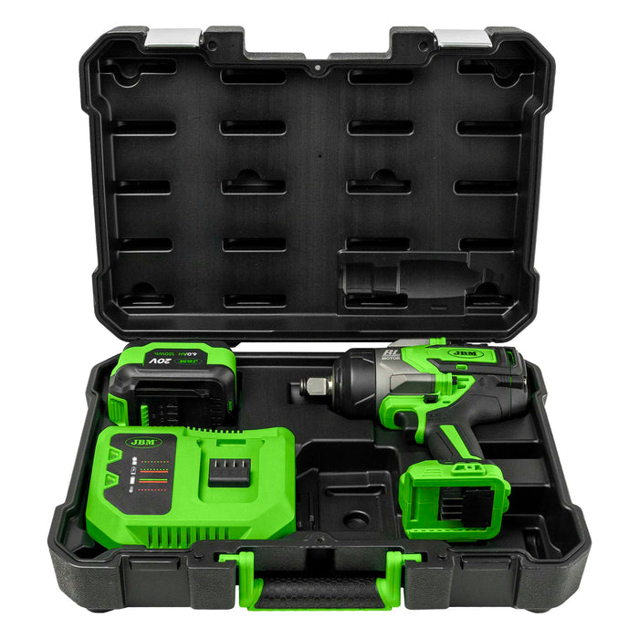 3/4" 1800NM BRUSHLESS CORDLESS IMPACT WRENCH WITH CARRYING CASE + XL JACKET