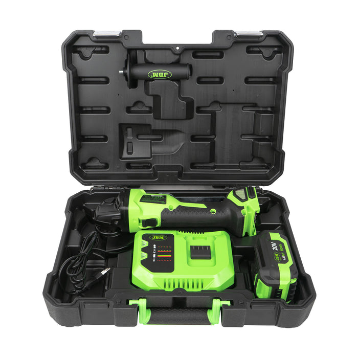 BRUSHLESS ANGLE GRINDER 125MM WITH CASE + JACKET M