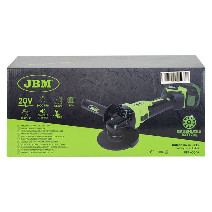 AMOLADORA ANGULAR A BATERÍA - 125MM