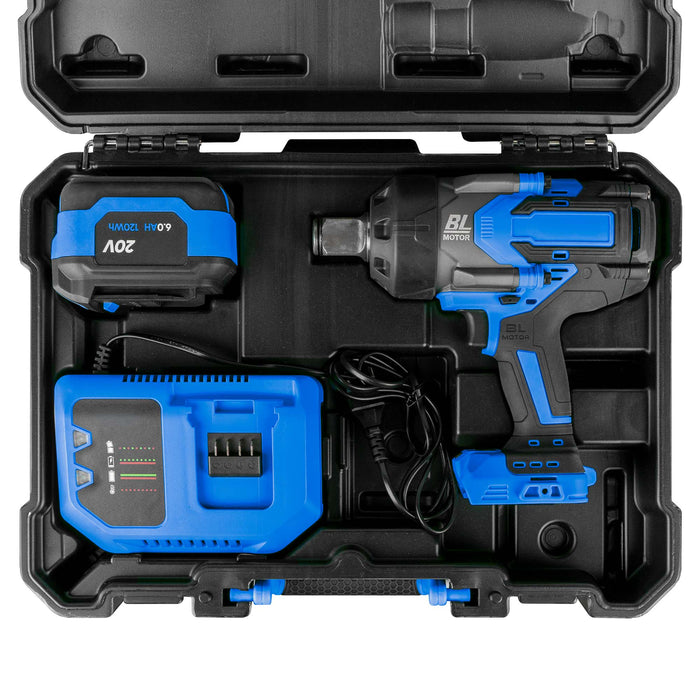 PISTOLA DE IMPACTO BRUSHLESS A BATERIA 1" 2300NM CON MALETÍN