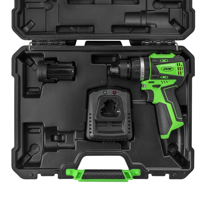 TALADRO PERCUTOR A BATERÍA DE 12V CON MALETÍN