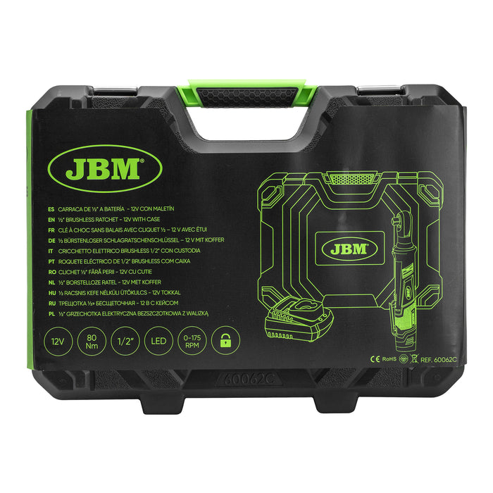 ATORNILLADOR DE IMPACTO BRUSHLESS A BATERÍA 1/4" 150NM CON MALETÍN
