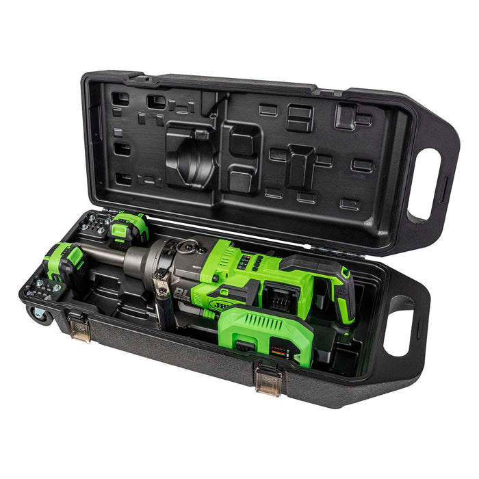 PISTOLA DE IMPACTO BRUSHLESS A BATERÍA PARA CAMIONES 1" 4000NM CON MALETÍN