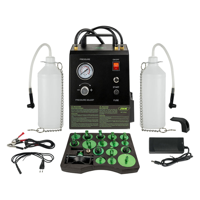 60067 CORDLESS ELECTRIC BRAKE BLEEDER + 60013 LI-ION 4.0AH BATTERY + FRYER