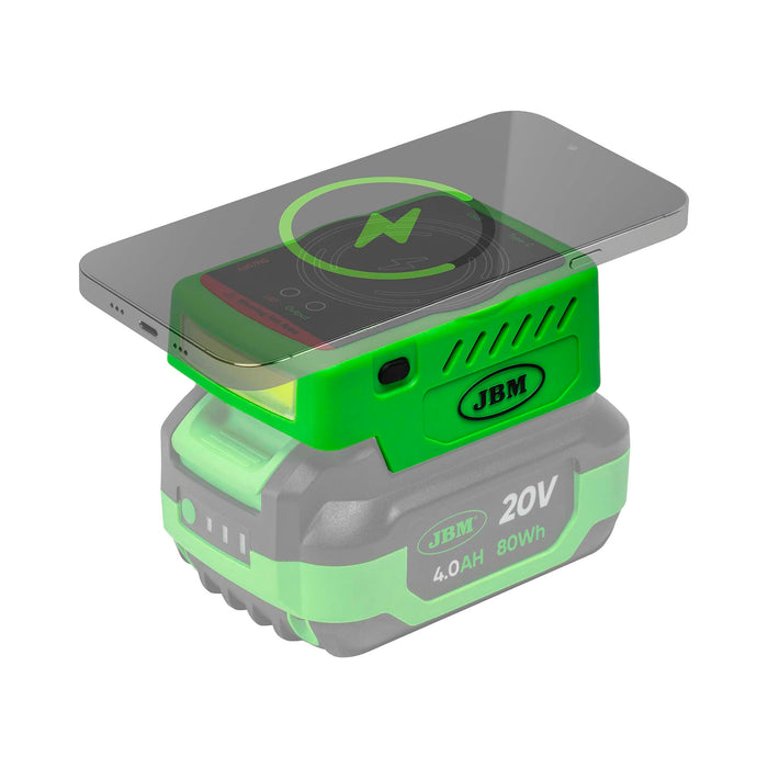 CHARGEUR SANS FIL SUR BATTERIE