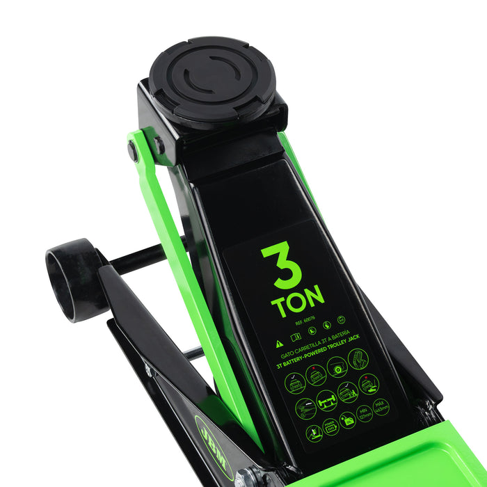 GATO HIDRÁULICO DE CARRETILLA 3T A BATERÍA