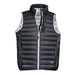 CHALECO GRIS-NEGRO T.M