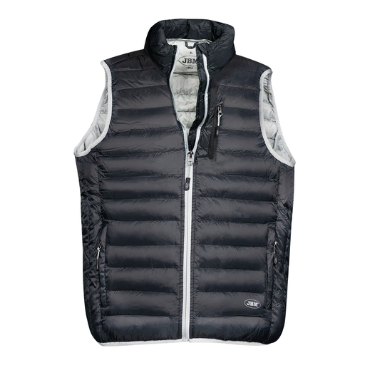 CHALECO GRIS-NEGRO T.L