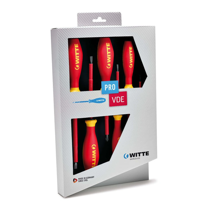 Witte Juego de 6 destornilladores PRO VDE (PL/PH)