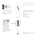 Witte Destornillador de punta plana MAXXPRO Inoxidable (5,5x125)