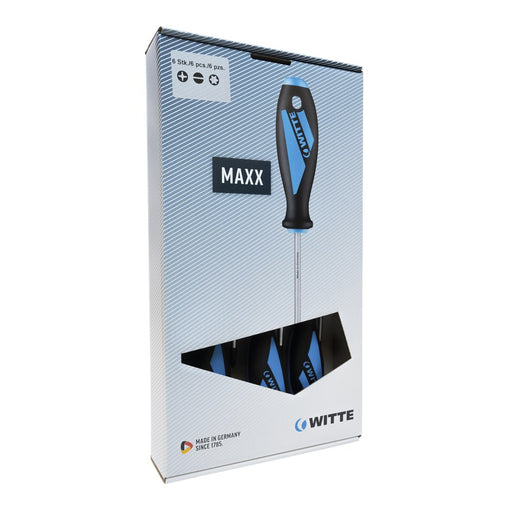 Witte Juego de 6 destornilladores MAXX Puntas planas y PH