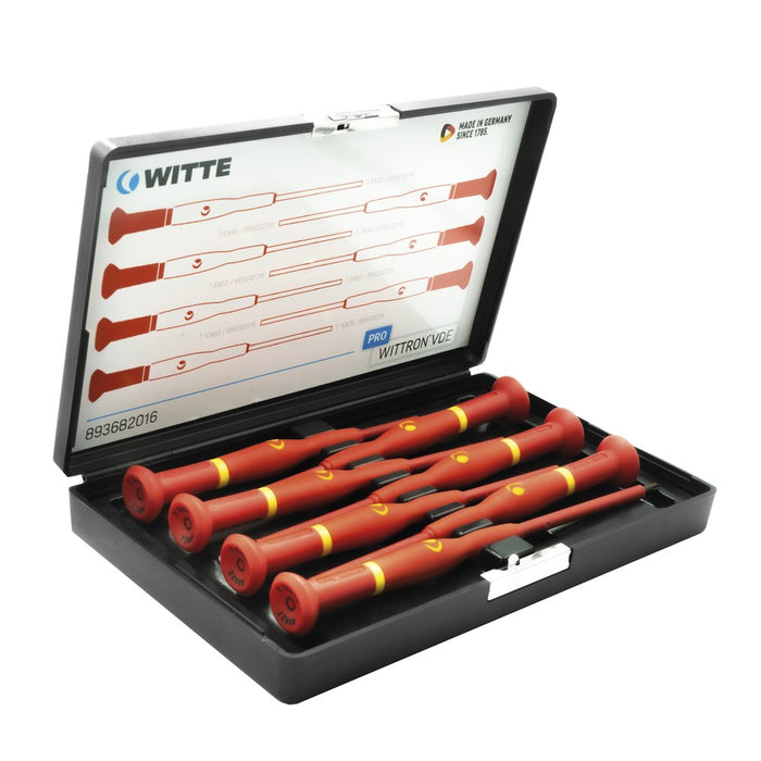 Witte Juegos 7 destornilladores precisión WITTRON VDE estuche plástico (Torx)